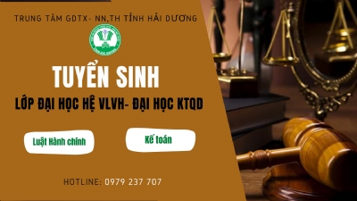 TUYỂN SINH CÁC LỚP ĐẠI HỌC HỆ VỪA LÀM VỪA HỌC- ĐẠI HỌC KINH TẾ QUỐC DÂN
